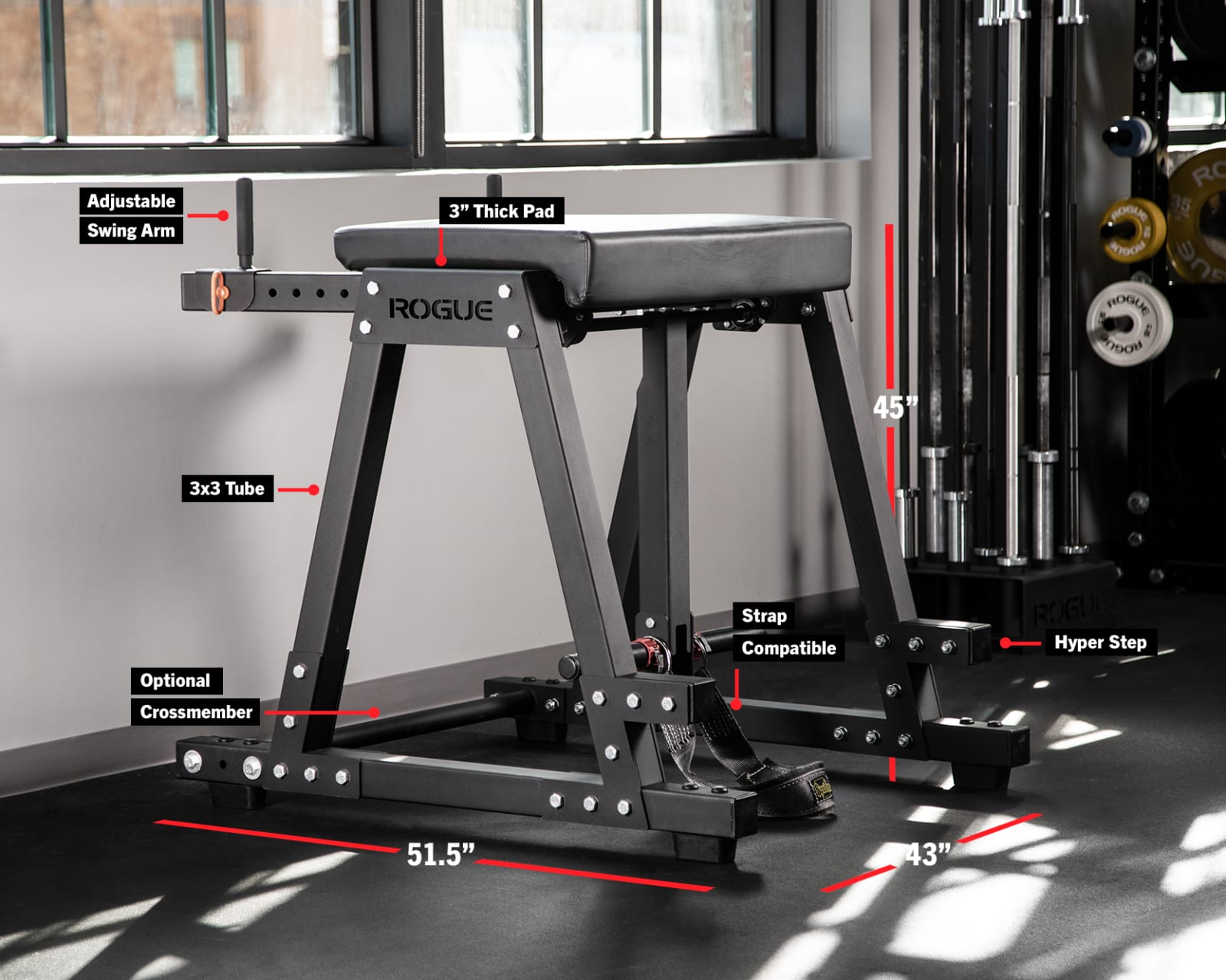 Rogue Z Hyper | Reverse Hyper Machine | Rogue Fitness
